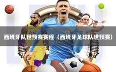 西班牙队世预赛赛程（西班牙足球队世预赛）